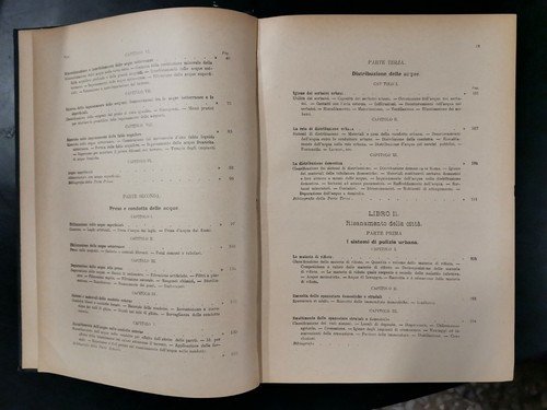 INGEGNERIA SANITARIA provvista dell’acqua di Donato Spataro 1909 Vallardi libro