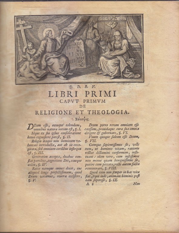 INSTITUTIONES THEOLOGIAE DOGMATICAE Francisci Buddei 1723 Thomae Fritschii Libro