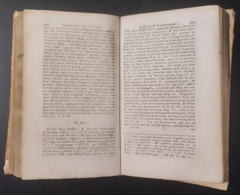 INSTITUTIONES THEOLOGICAE studiosae juventutis TOMO III De Fulgure 1814 Libro …