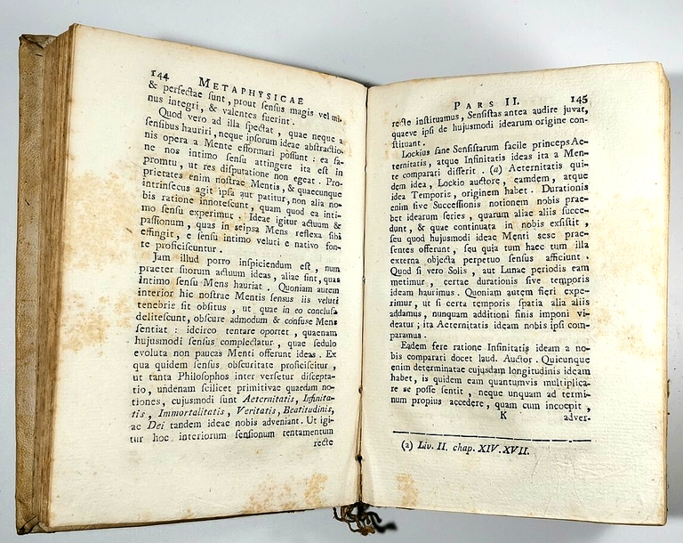 INSTITUTIONUM PHILOSOPHICARUM tomo II PSYCHOLOGIAM THEOLOGIAM E ETHICA 1774