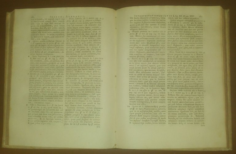 INTERPRETATIONUM JURIS di Josephi Averani 1777 1785 COMPLETO 3 volumi …