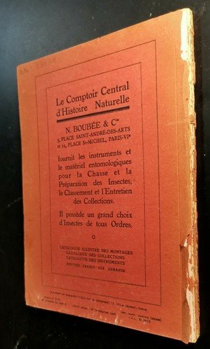 INTRODUCTION A L'ENTOMOLOGIE volume I di R Jeannel. Edition Boubee …