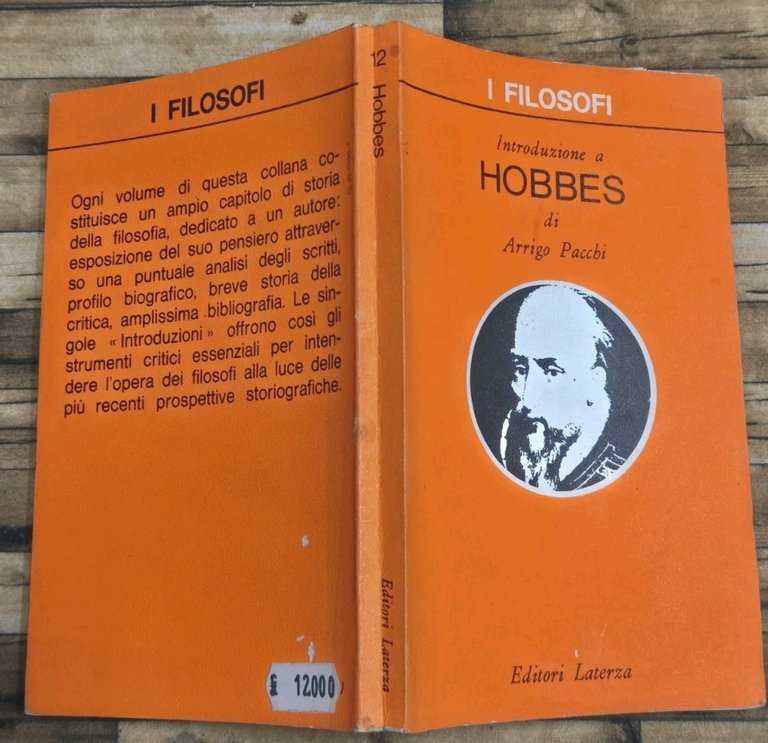 INTRODUZIONE A HOBBES di Arrigo Pacchi Laterza I Filosofi 1979 … | Immagine Gallery 2