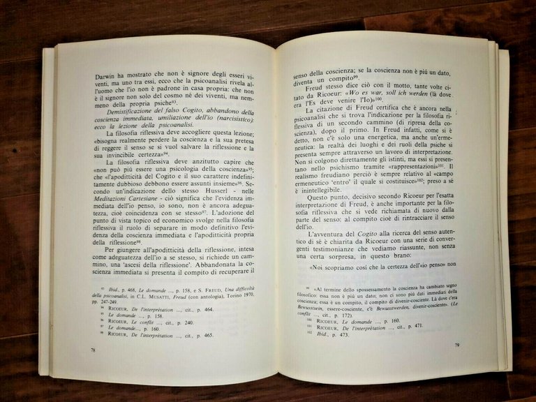 INTRODUZIONE ALLA FILOSOFIA DI PAUL RICOEUR Osvaldo Rossi 1984 Levante …
