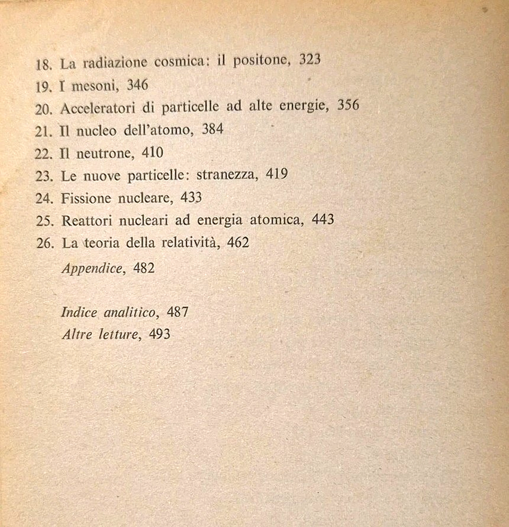 INTRODUZIONE ALLA FISICA ATOMICA volume 1 di Samuel Tolansky 1966 …
