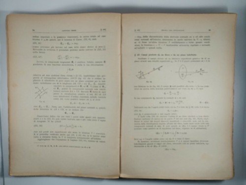 INTRODUZIONE ALLA FISICA MATEMATICA di Enrico Persico 1947 Zanichelli libro