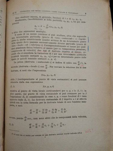 INTRODUZIONE ALLA FISICA MATEMATICA di Enrico Persico 1947 Zanichelli libro