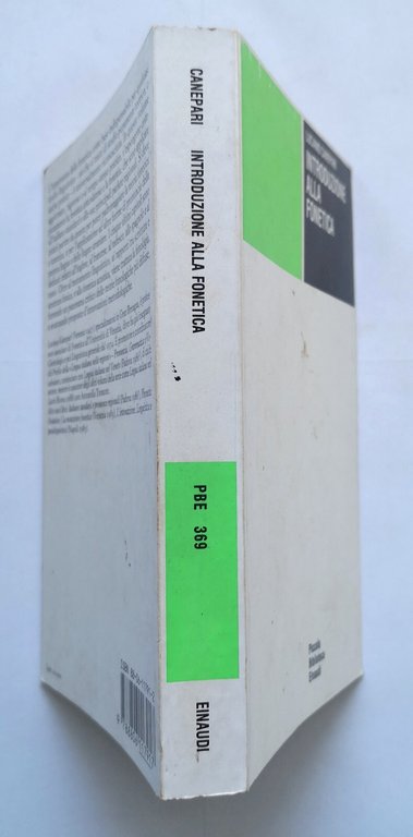 INTRODUZIONE ALLA FONETICA di Luciano Canepari 1988 Einaudi Libro biblioteca