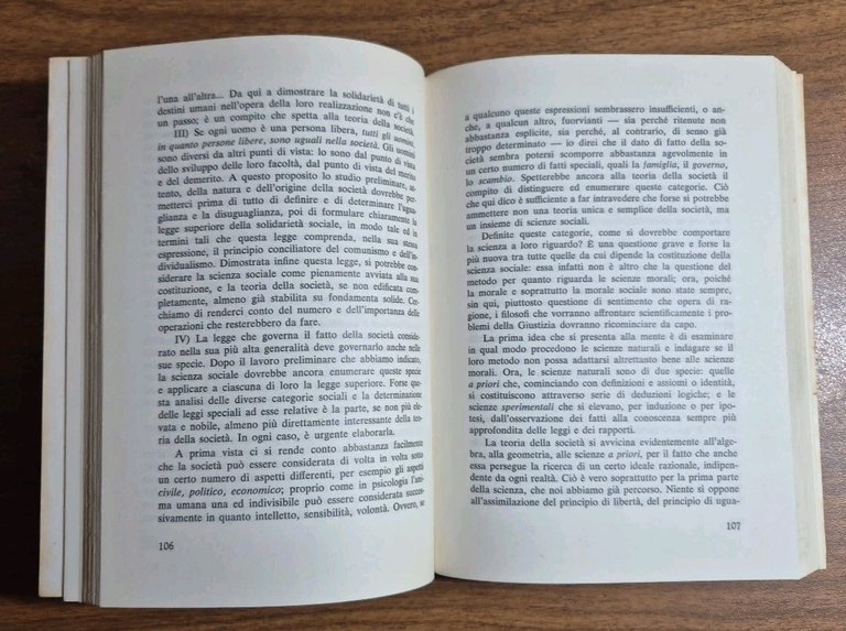 INTRODUZIONE ALLA QUESTIONE SOCIALE di Leon Walras 1980 Istituto Treccani