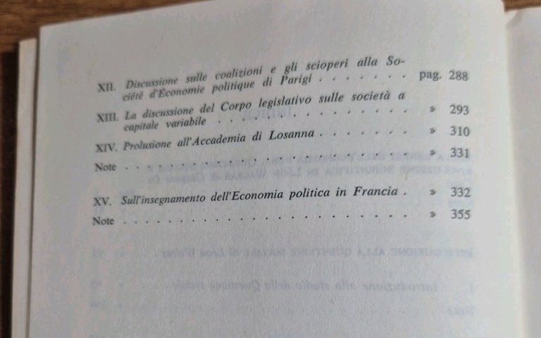 INTRODUZIONE ALLA QUESTIONE SOCIALE di Leon Walras 1980 Istituto Treccani