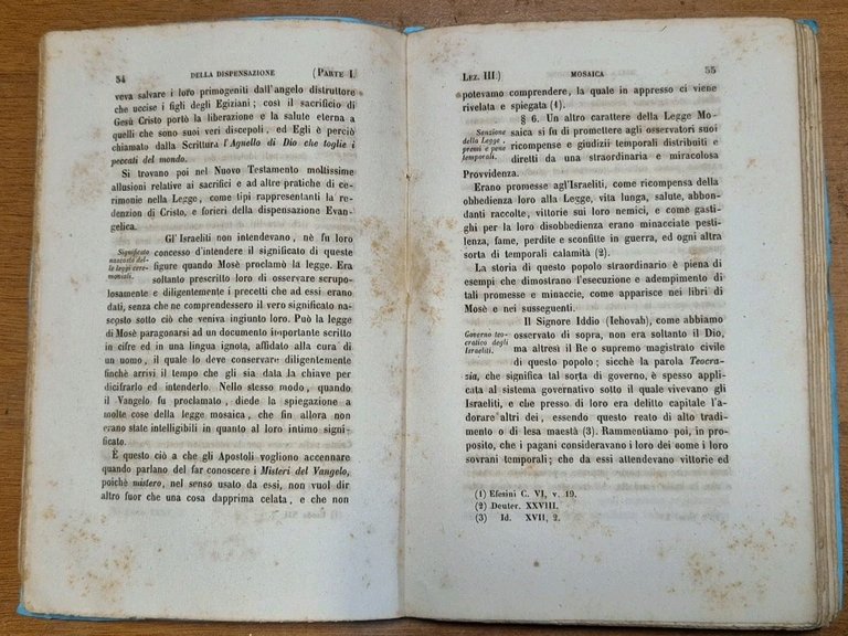 INTRODUZIONE ALLA STORIA DEL CULTO RELIGIOSO di Whately 1850 Ferrero …