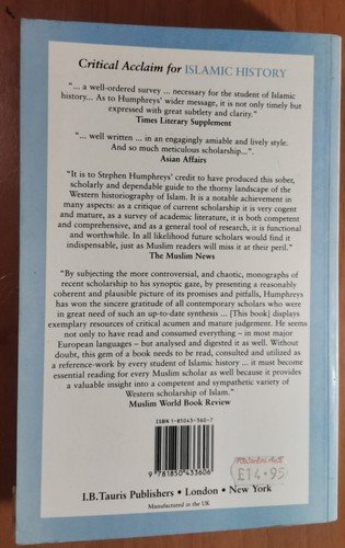 Islamic History Di R Stephen Humphreys Revised Edition 1995 I.B. …