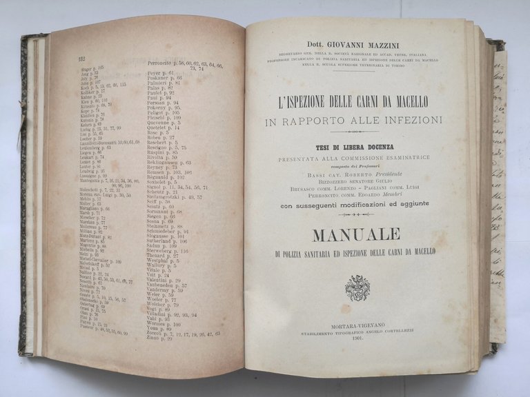 ISPEZIONE DELLE CARNI DA MACELLO di Mazzarella MAZZINI 2 manuali …
