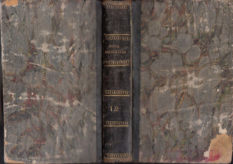 ISTITUZIONI DI MASCALCIA Francesco Bonsi 2 volumi 1824 Libro antico …