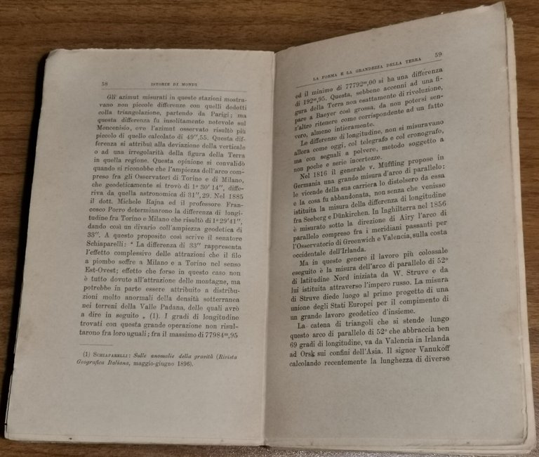 ISTORIE DI MONDI Saggio di Astronomia Ottavio Zanotti Bianco 1903 …