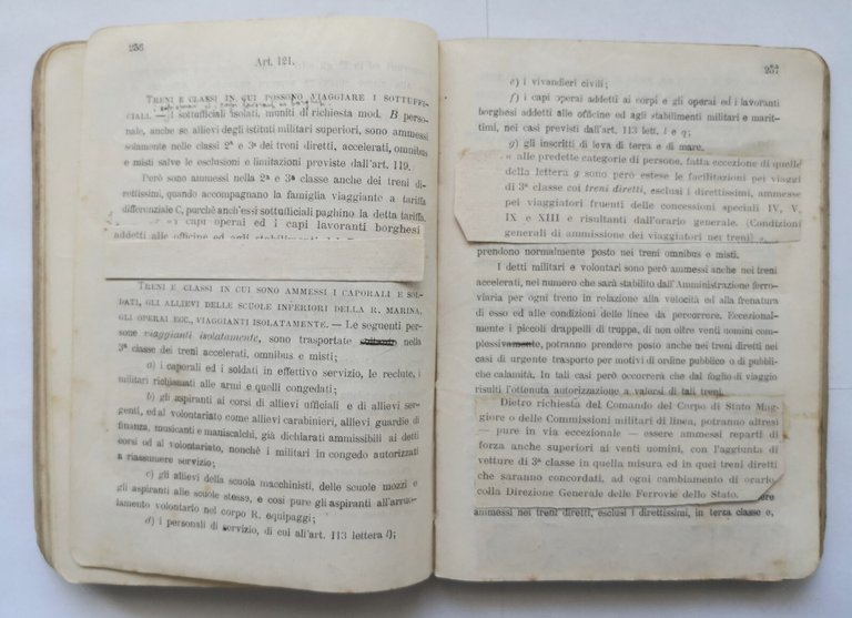 ISTRUZIONE SUL SERVIZIO VIAGGIATORI BAGAGLI CANI Ferrovie dello Stato 1912 …