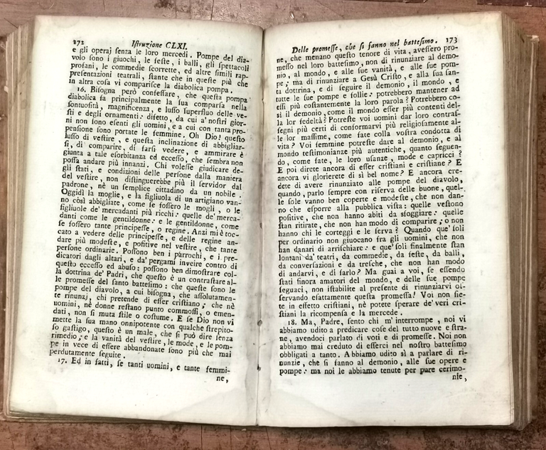 ISTRUZIONI MORALI SOPRA LA DOTTRINA CRISTIANA 1781 di Idelfonso Bressanvido …