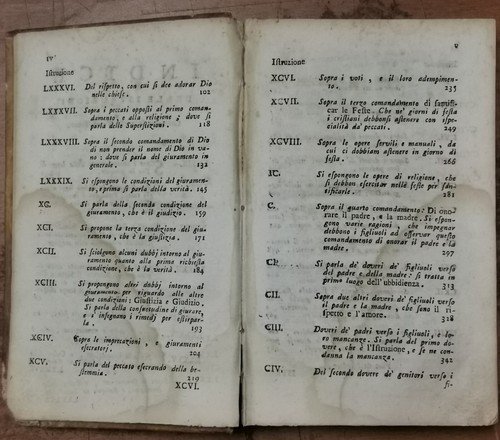ISTRUZIONI MORALI SOPRA LA DOTTRINA CRISTIANA 1781 di Idelfonso Bressanvido …