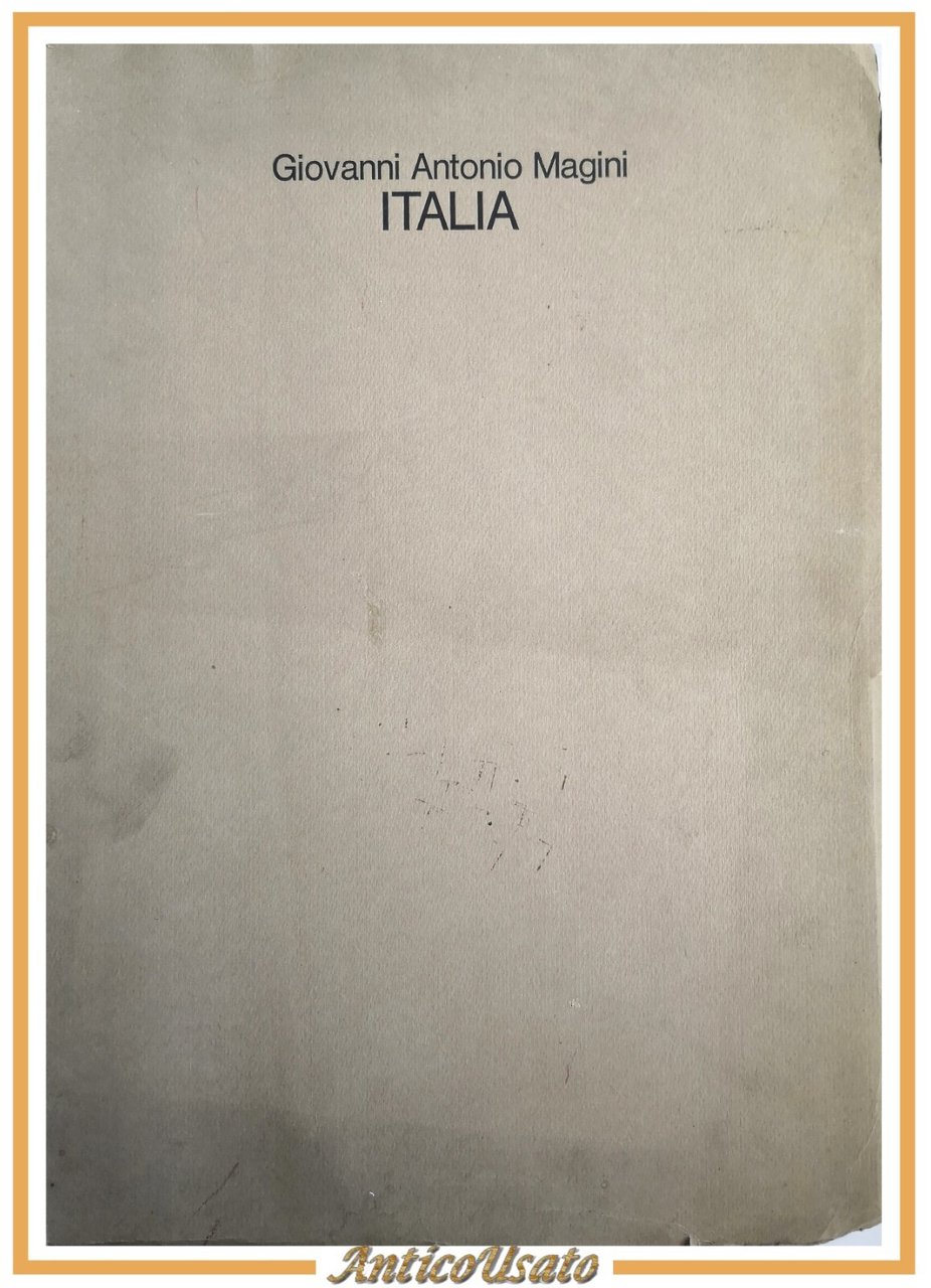 ITALIA di Giovanni Antonio Magini 1974 Zanichelli tiratura limitata anastatica