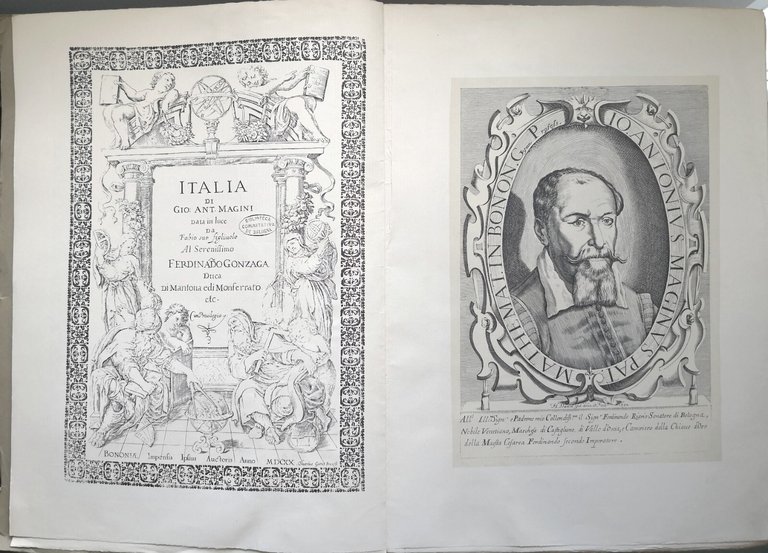 ITALIA di Giovanni Antonio Magini 1974 Zanichelli tiratura limitata anastatica