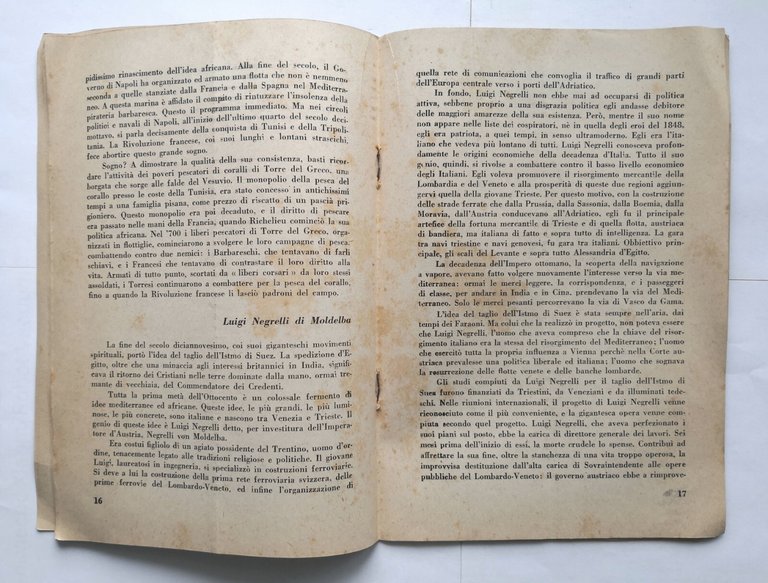ITALIA E AFRICA rivista società nazionale Dante Alighieri 1943 Italiani …