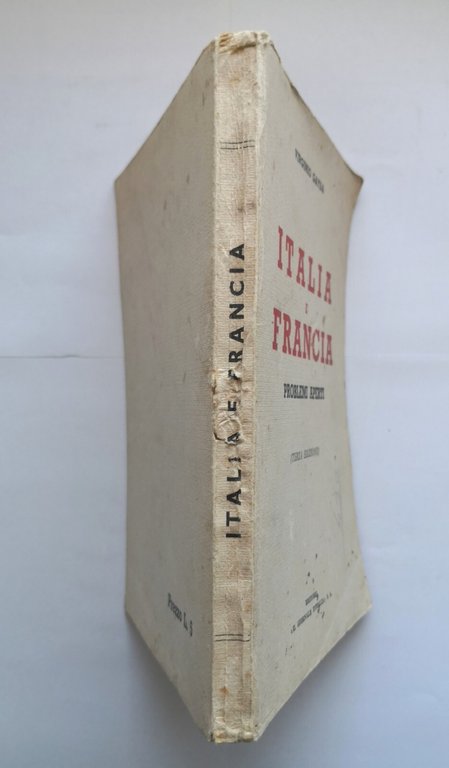 ITALIA E FRANCIA PROBLEMI APERTI di Virginio Gayda 1938 Giornale …