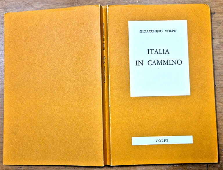 ITALIA IN CAMMINO di Gioacchino Volpe 1973 Giovanni Volpe Editore … | Immagine Gallery 2
