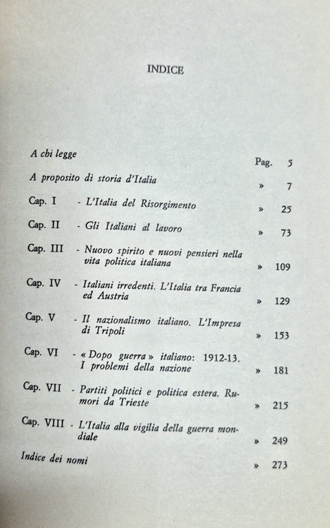ITALIA IN CAMMINO di Gioacchino Volpe 1973 Giovanni Volpe Editore … | Immagine Gallery 4
