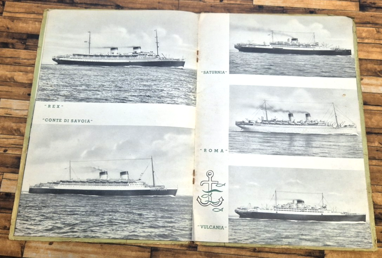 ITALIAN LINE THE SOUTHERN ROUTE TO EUROPE Brochure anni '30 …