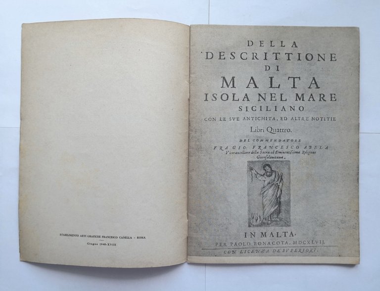 ITALIANITÀ DI MALTA Annibale Scicluna Sorge 1940 Libro orazione dante …