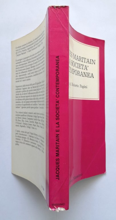 JACQUES MARITAIN E LA SOCIETÀ CONTEMPORANEA di Roberto Papini 1978 …