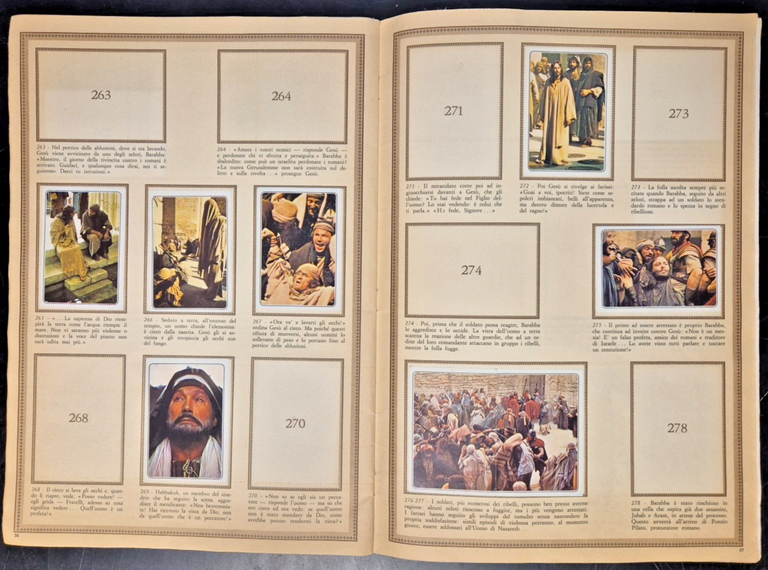 JESUS album figurine Panini 114 su 360 dal film Gesù …