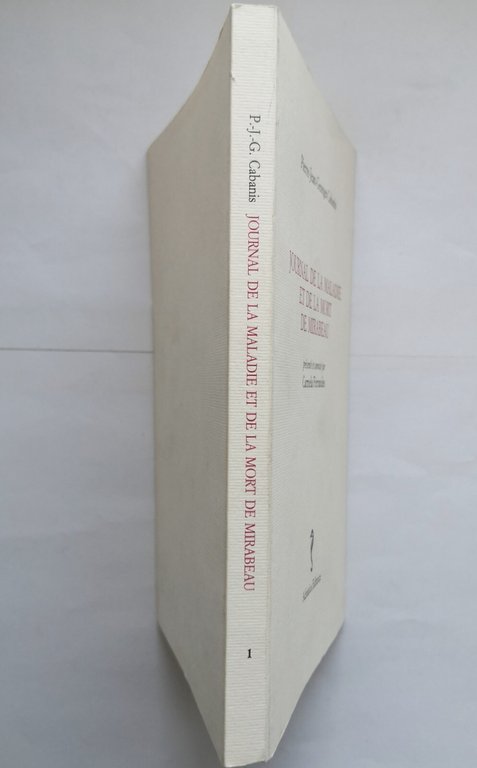 JOURNAL DE LA MALADIE ET DE LA MORT DE MIRABEAU …