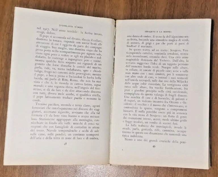 JUGOSLAVIA D'OGGI di Ugo Cuesta 1939 Mondadori Libro tempo nostro