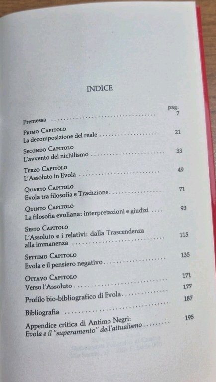 JULIUS EVOLA TRA FILOSOFIA E TRADIZIONE di Marcello Veneziani 1984 …