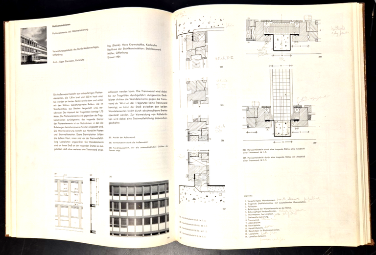 JURGEN JOEDICKE BUROBAUTEN 1959 Gerd Hatje libro architettura in tedesco