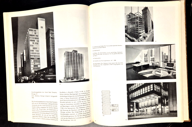 JURGEN JOEDICKE BUROBAUTEN 1959 Gerd Hatje libro architettura in tedesco