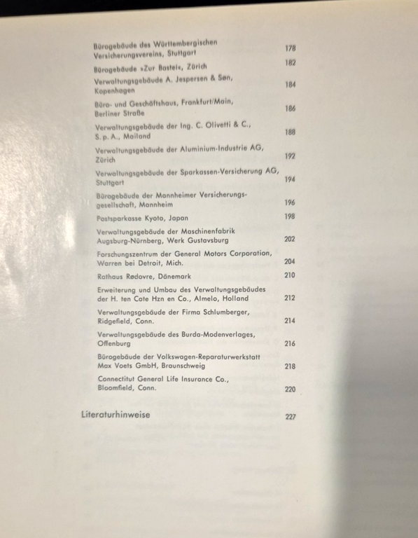 JURGEN JOEDICKE BUROBAUTEN 1959 Gerd Hatje libro architettura in tedesco