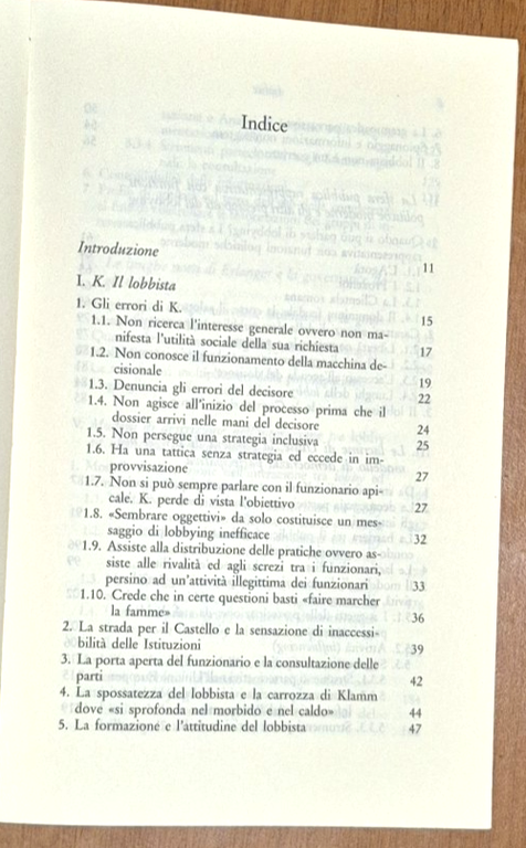 K IL LOBBISTA di Lucia Fiorentino 2007 Edizioni Scientifiche Italiane … | Immagine Gallery 3