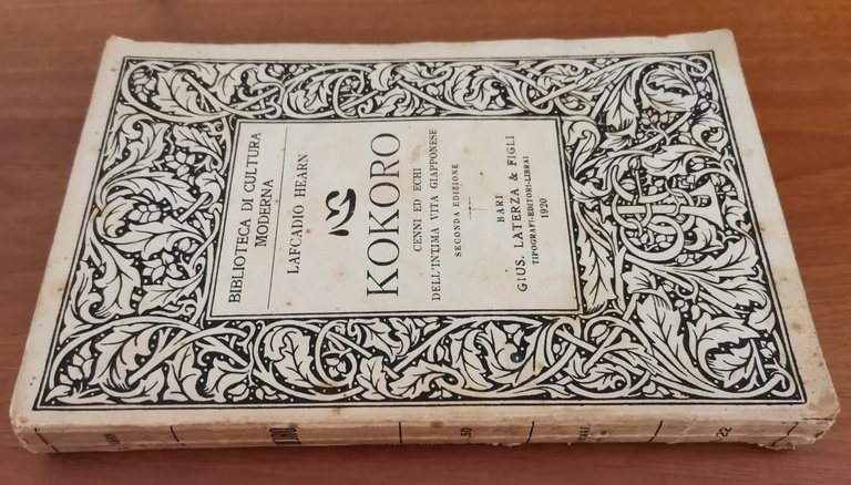 KOKORO cenni ed echi della intima vita giapponese di Lafcadio …