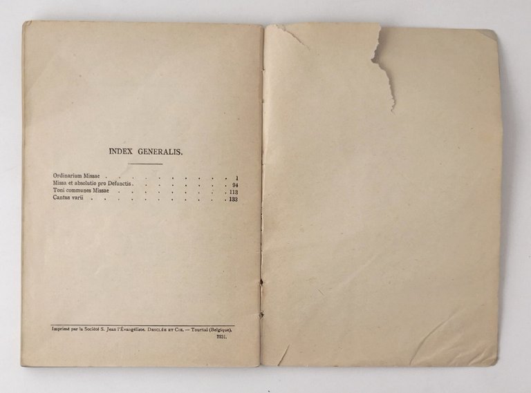 KYRIALE SEU ORDINARIUM MISSAE PRO DEFUNCTIS 1920 Societatis S Joannis …