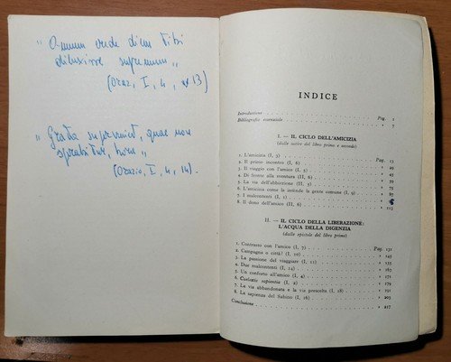 L'ACQUA DELLA DIGENZIA antologia poesia Orazio di Turolla 1959 Loescher …