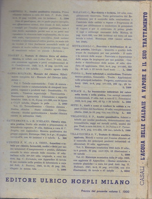 L'ACQUA DELLE CALDAIE A VAPORE E IL SUO TRATTAMENTO DI …