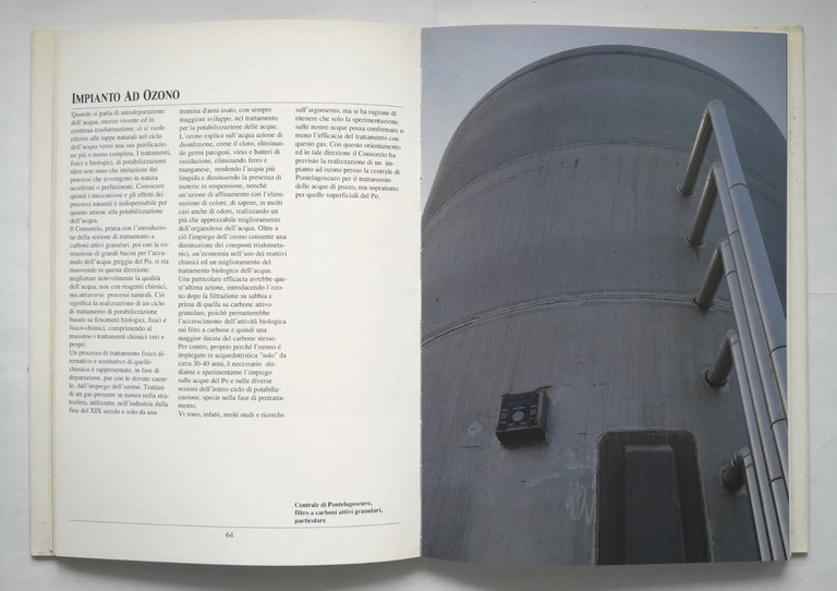 L'ACQUA FERRARA IERI OGGI DOMANI 1990 libro consorzio intercomunale