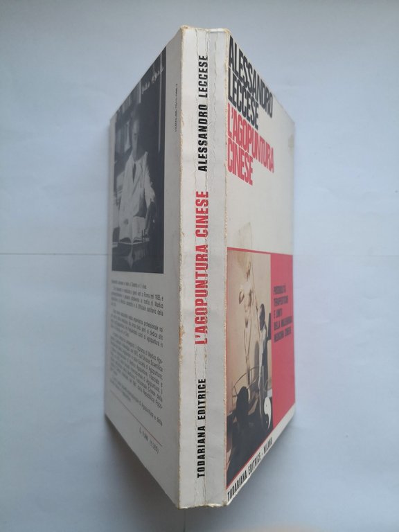 L'AGOPUNTURA CINESE di Alessandro Leccese 1982 Todariana Libro terapia medicina