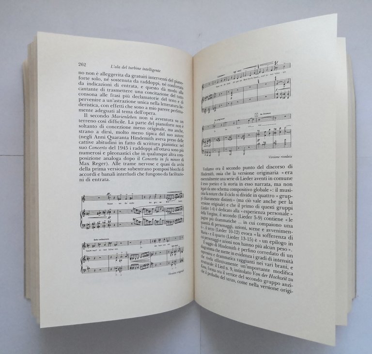 L'ALA DEL TURBINE INTELLIGENTE di Glenn Gould 1990 Adelphi Libro …