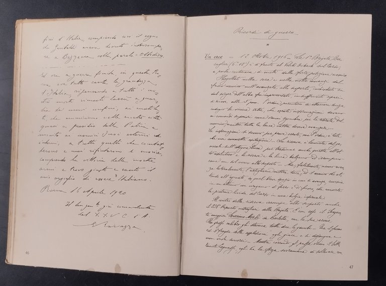 L'ALBUM DELLA VITTORIA di Angelo Tanzella 1920 Alfieri e Lacroix …
