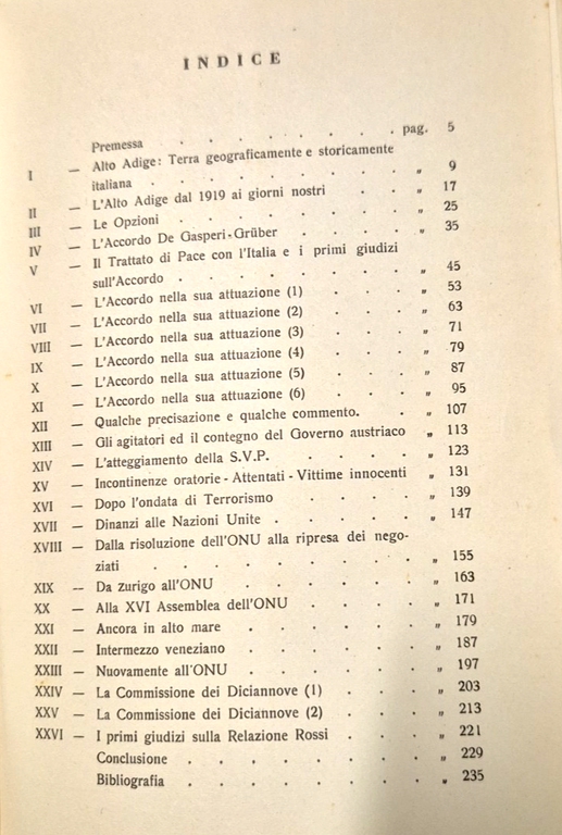 L'ALTO ADIGE Dall'Accordo di Parigi Alla Commissione dei 19 di …
