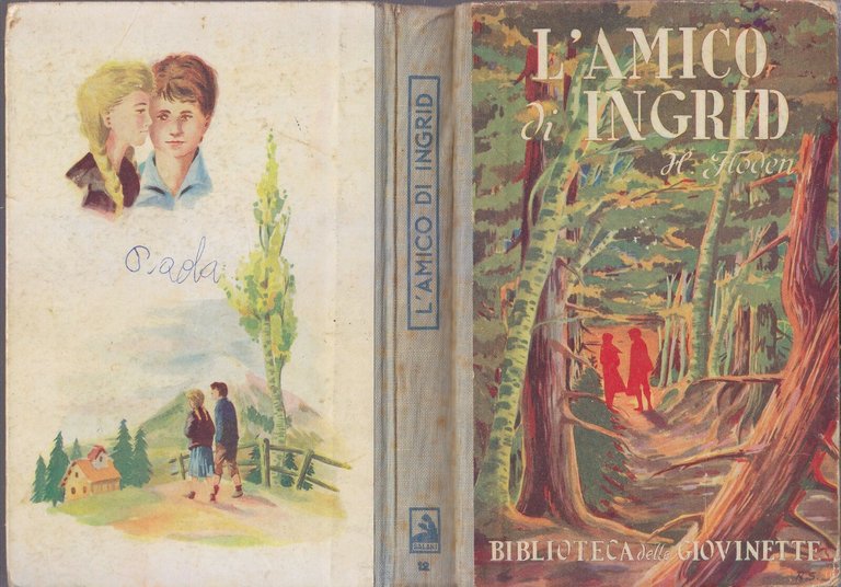 L'AMICO DI INGRID di Floden 1952 Salani Biblioteca delle giovinette …