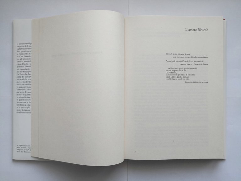 L'AMORE FILOSOFO di Manuel Cruz 2015 Einaudi Saggi Libro